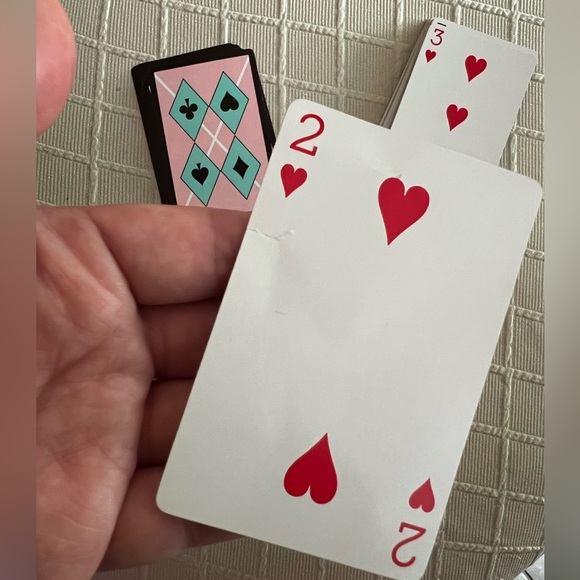 Tiffany & Co. deck playing cards argyle pink Tiffany blue white black - Picture 5 of 11
